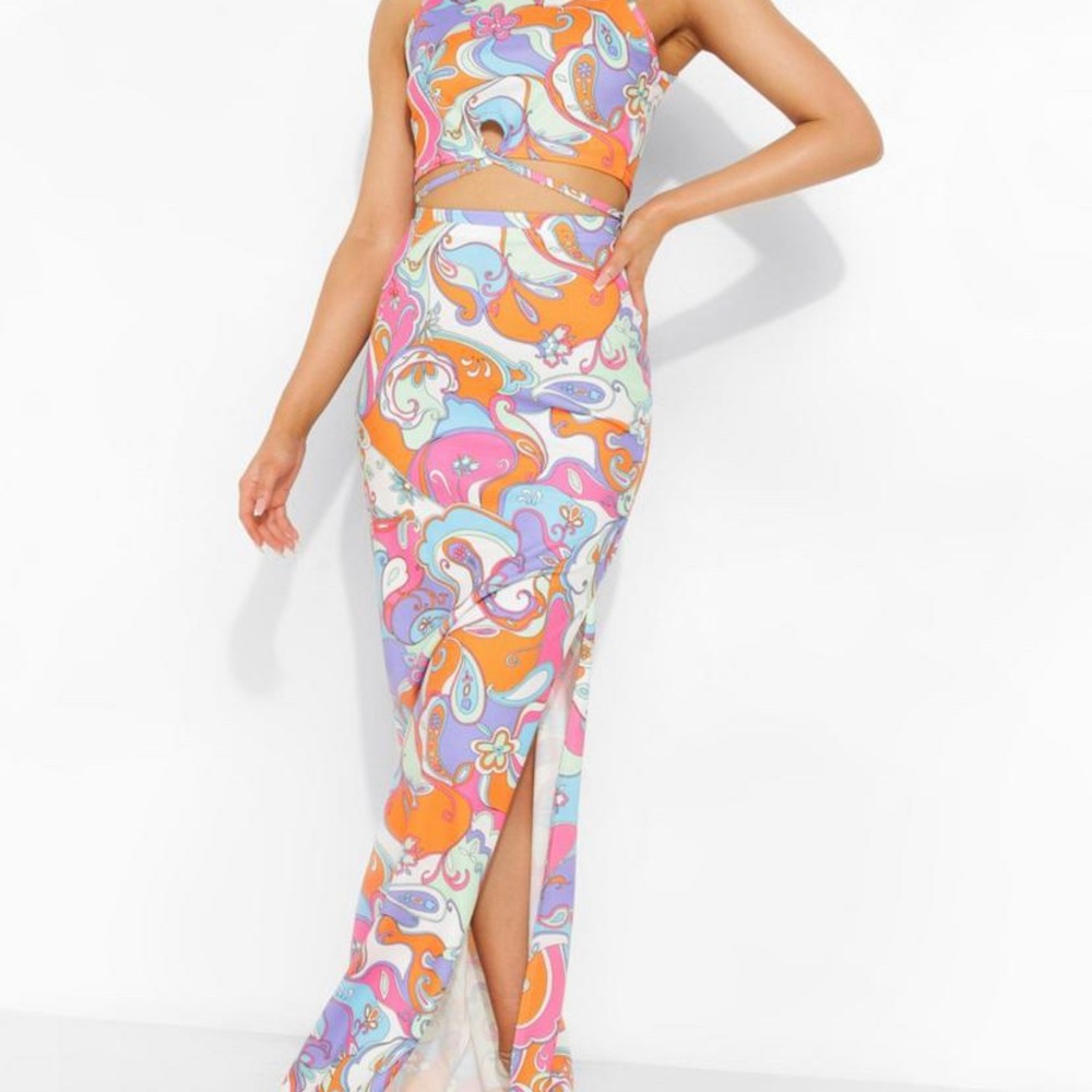 Boohoo | 2 Piece Maxi Skirt Set